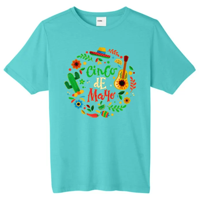 Celebrate Cinco De Mayo ChromaSoft Performance T-Shirt