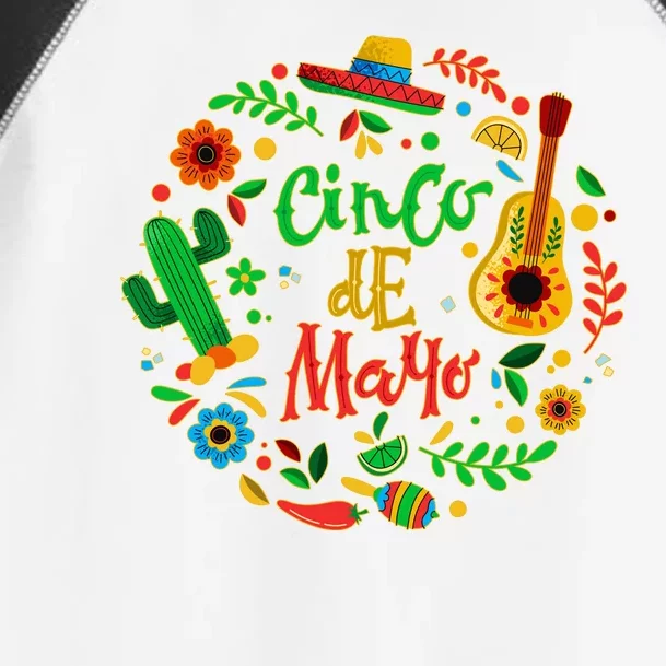 Celebrate Cinco De Mayo Toddler Fine Jersey T-Shirt