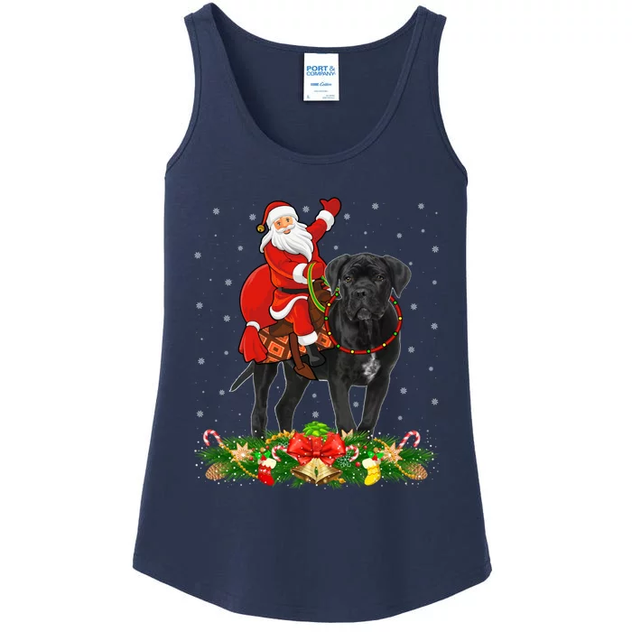 Cane Corso Dog Xmas Funny Santa Riding Cane Corso Christmas Gift Ladies Essential Tank