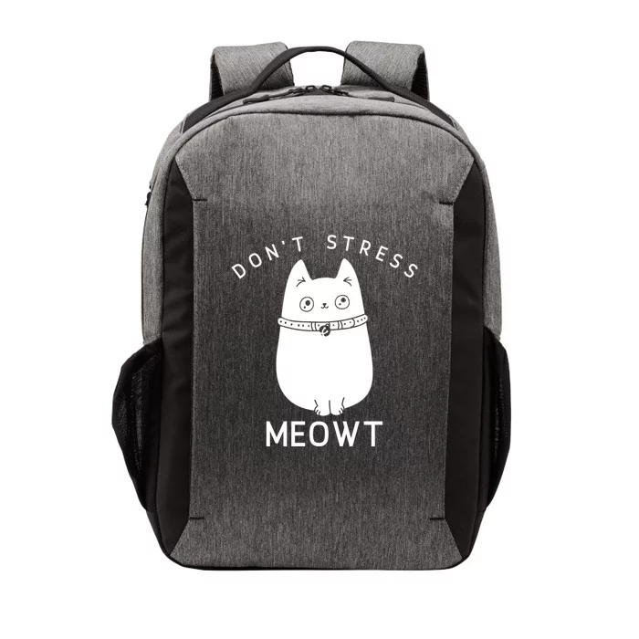 Cute Cat Don’t Stress Meowt Great Gift Vector Backpack