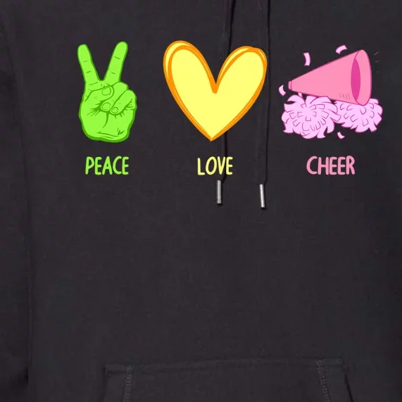 Cute Cheerleader Design For Wo Girls Cheerleading Cheer Premium Hoodie