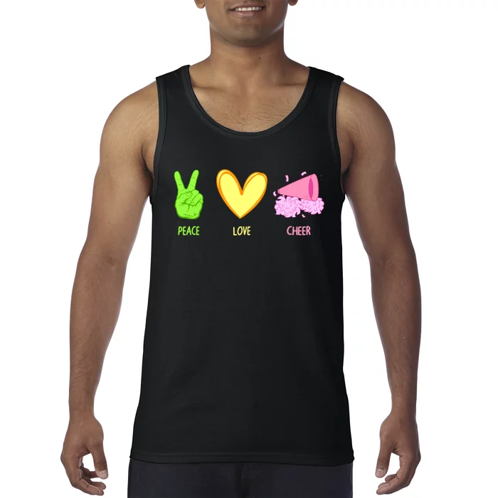 Cute Cheerleader Design For Wo Girls Cheerleading Cheer Tank Top