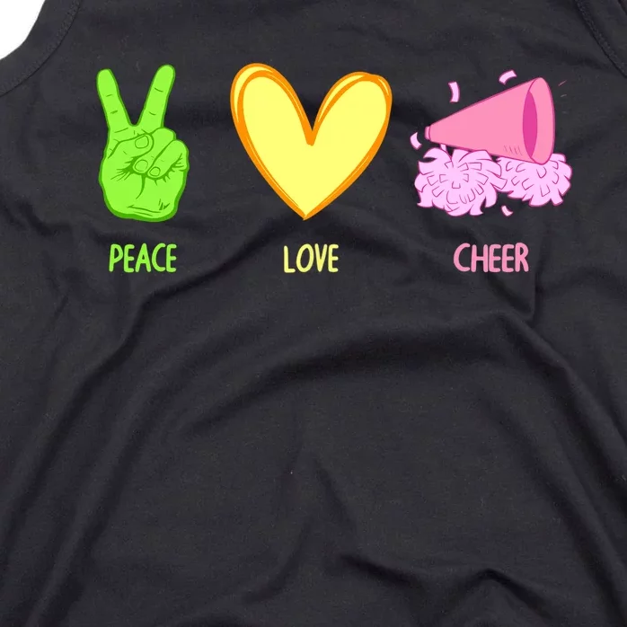 Cute Cheerleader Design For Wo Girls Cheerleading Cheer Tank Top