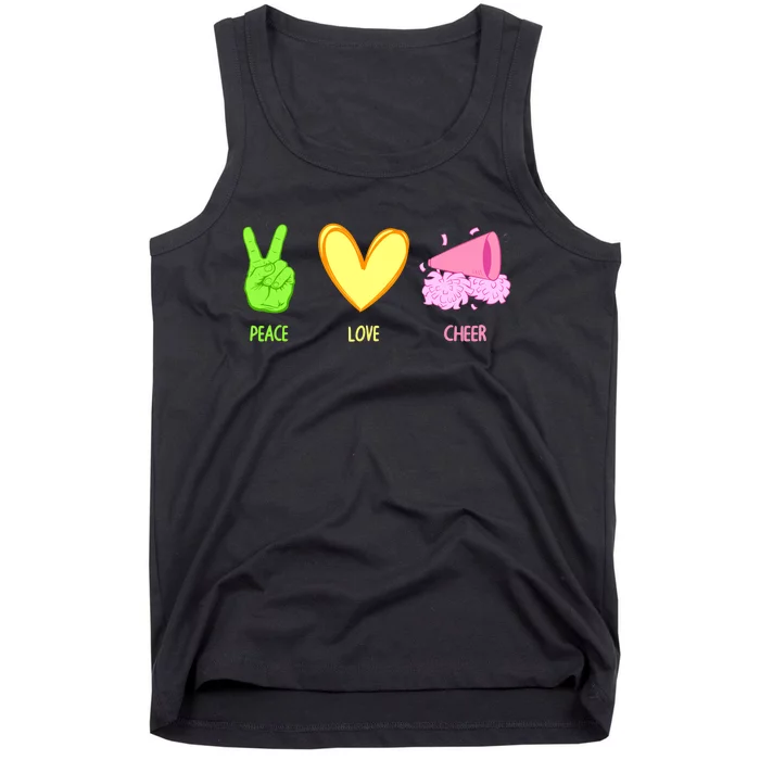 Cute Cheerleader Design For Wo Girls Cheerleading Cheer Tank Top