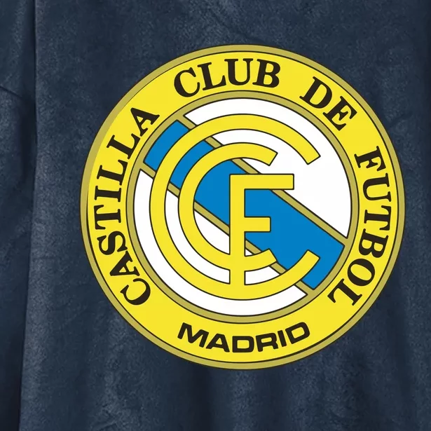 Castilla Club De Futbol Madrid Hooded Wearable Blanket