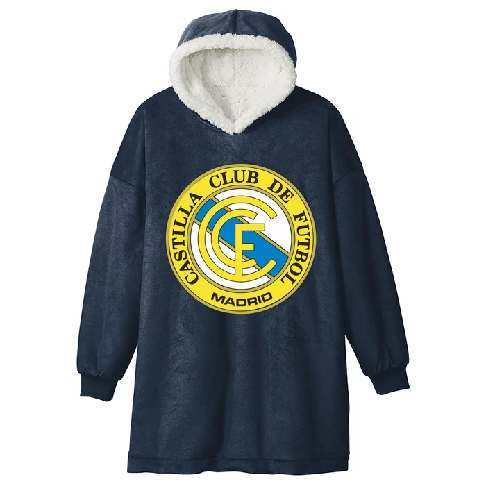 Castilla Club De Futbol Madrid Hooded Wearable Blanket