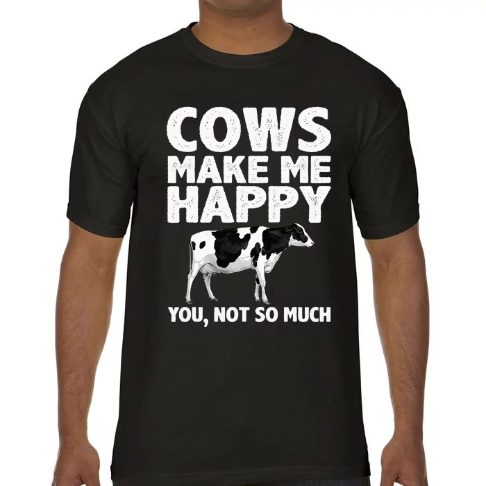 Cool Cow Design For Dairy Farmer Farming Comfort Colors T-Shirt