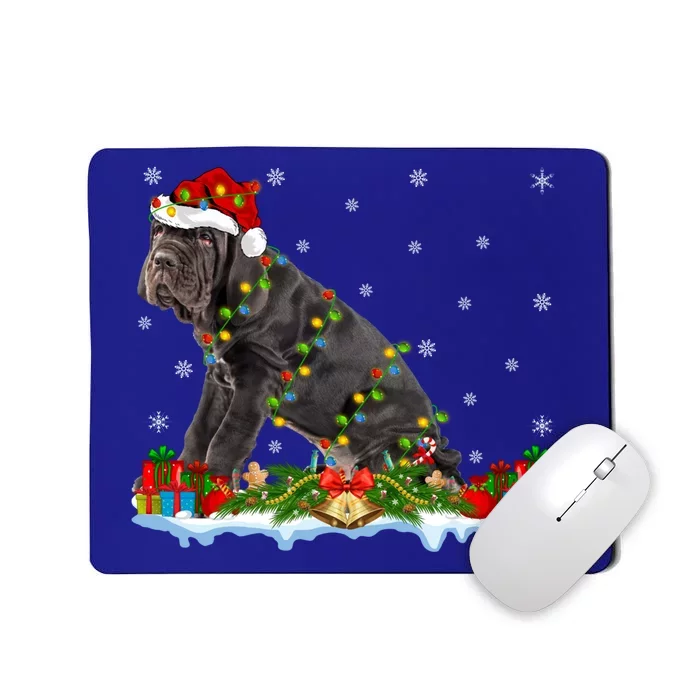 Cane Corso Dog Xmas Lighting Santa Cane Corso Christmas Cool Gift Mousepad