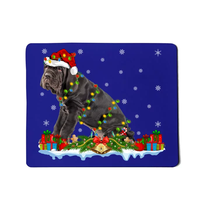 Cane Corso Dog Xmas Lighting Santa Cane Corso Christmas Cool Gift Mousepad