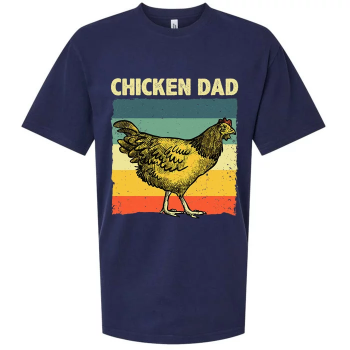 Cool Chicken Dad For Men Father Hen Chicken Farmer Whisperer Sueded Cloud Jersey T-Shirt