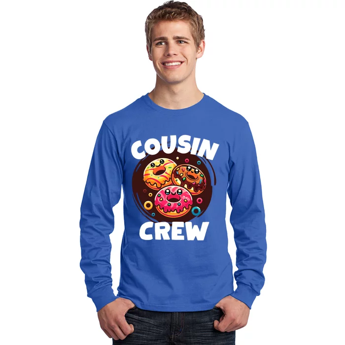 Cousin Crew Donut Lovers Doughnut Squad National Donut Day Cute Gift Long Sleeve Shirt