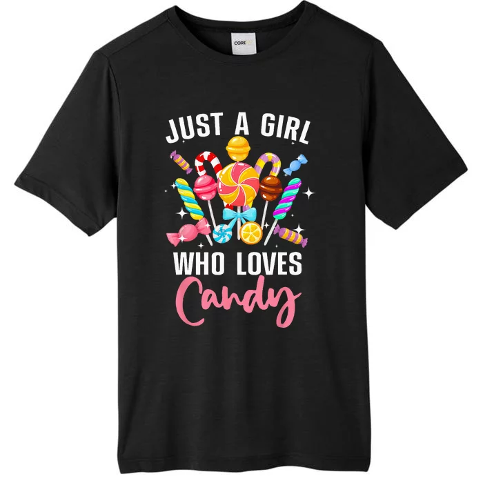 Cute Candy Design For Women Sweets Candy Lover ChromaSoft Performance T-Shirt