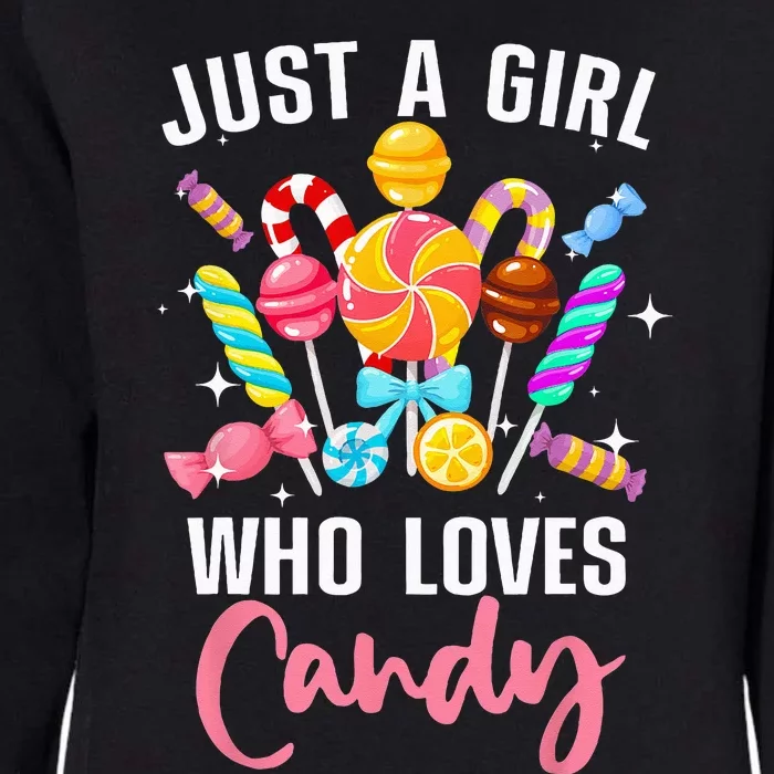 Cute Candy Design For Women Sweets Candy Lover Womens California Wash Sweatshirt