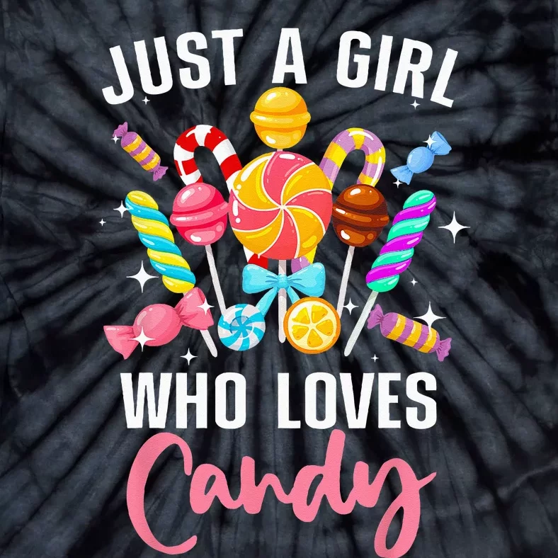 Cute Candy Design For Women Sweets Candy Lover Tie-Dye T-Shirt