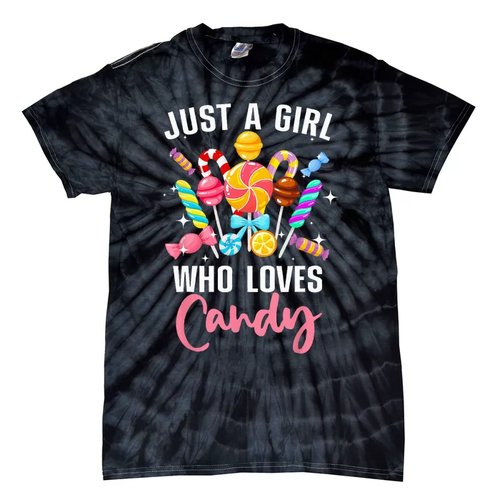 Cute Candy Design For Women Sweets Candy Lover Tie-Dye T-Shirt