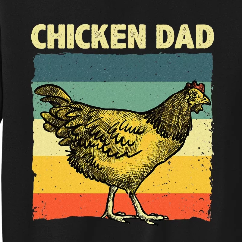 Cool Chicken Dad For Men Father Hen Chicken Farmer Whisperer Sweatshirt