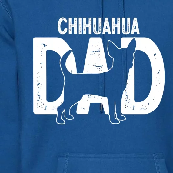 Cute Chihuahua Dog Dad Puppy Lover Father Gift Premium Hoodie