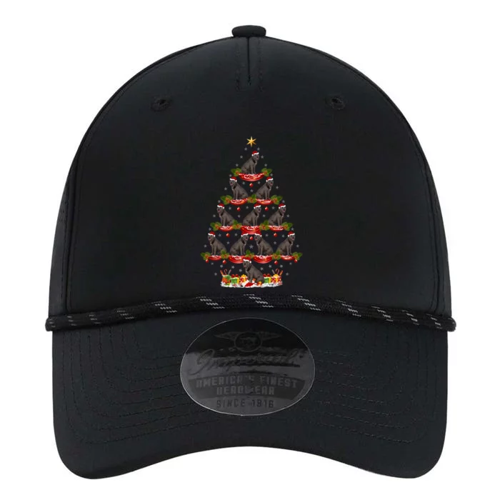 Cane Corso Dog Xmas Tree Lighting Cane Corso Christmas Tree Gift Performance The Dyno Cap