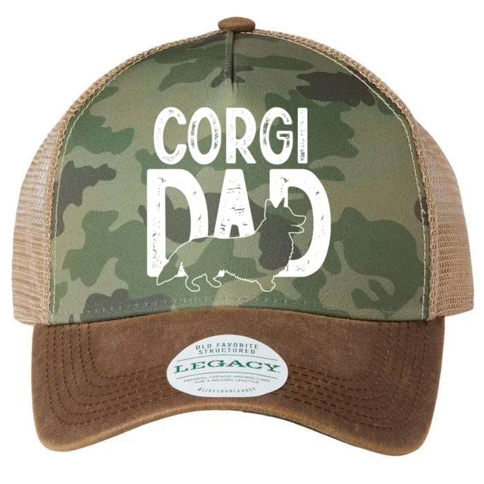 Cute Corgi Dog Dad Puppy Lover Father Funny Gift Legacy Tie Dye Trucker Hat