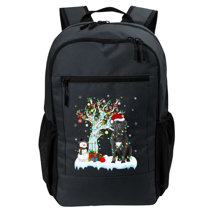 Cane Corso Dog Xmas Tree Lighting Santa Cane Corso Christmas Gift Daily Commute Backpack