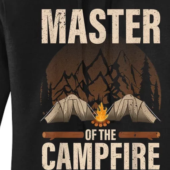 Cool Campfire Design For Men Women Camping Trailer Camper Women's Pullover Hoodie