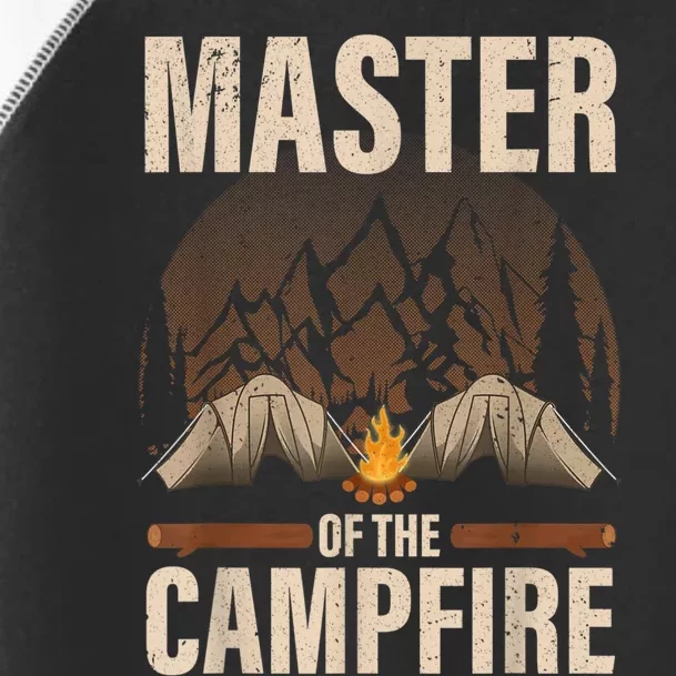 Cool Campfire Design For Men Women Camping Trailer Camper Toddler Fine Jersey T-Shirt