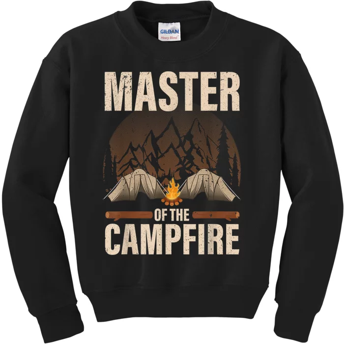 Cool Campfire Design For Men Women Camping Trailer Camper Kids Sweatshirt