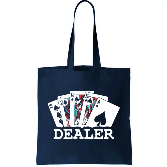 Casino Card Dealer Poker & Blackjacks Gamblers Tote Bag