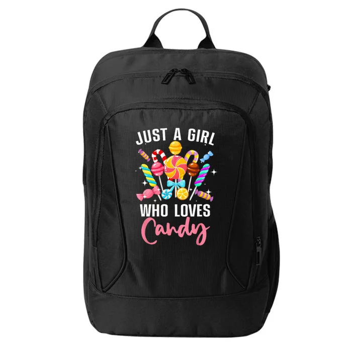 Cute Candy Design For Women Sweets Candy Lover City Backpack