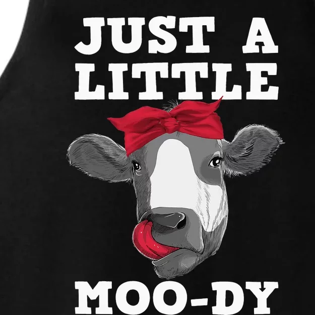 Cute Cow Design For  Dairy Cow Lover Ladies Tri-Blend Wicking Tank