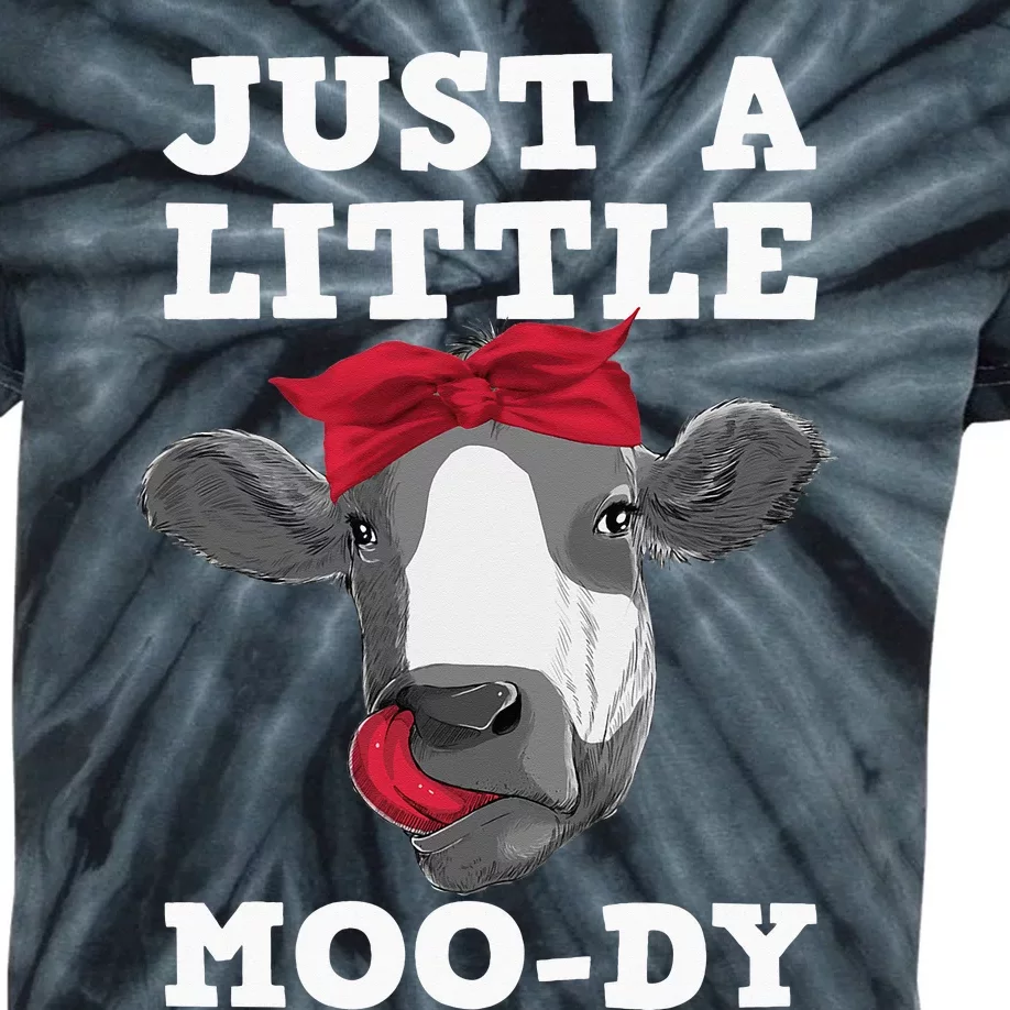 Cute Cow Design For  Dairy Cow Lover Kids Tie-Dye T-Shirt