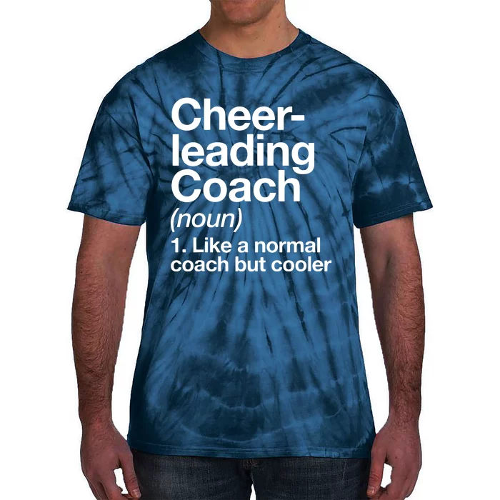 Cheerleading Coach Definition Sports Funny Trainer School Tie-Dye T-Shirt