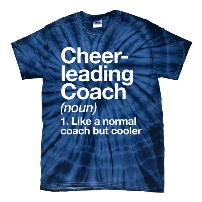 Cheerleading Coach Definition Sports Funny Trainer School Tie-Dye T-Shirt