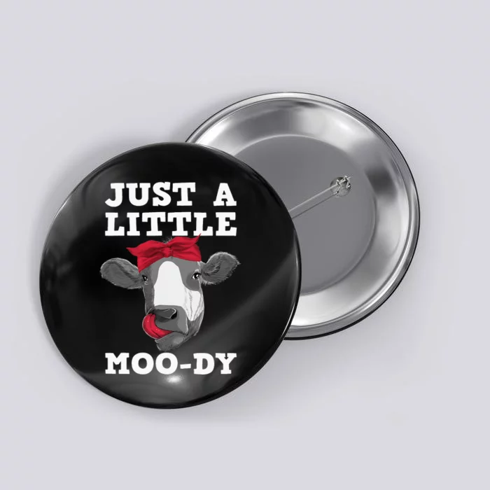 Cute Cow Design For Dairy Cow Lover Cattle Farming Button