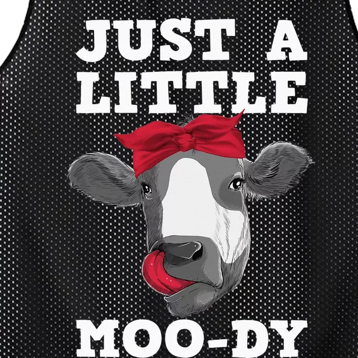 Cute Cow Design For Dairy Cow Lover Cattle Farming Mesh Reversible Basketball Jersey Tank