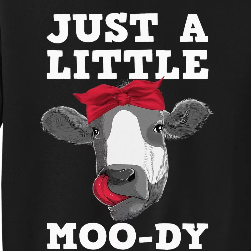 Cute Cow Design For Dairy Cow Lover Cattle Farming Tall Sweatshirt