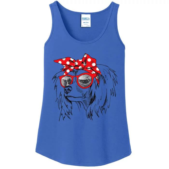 Chinese Crested Dog Mom Bandana Sunglasses MotherS Day Ladies Essential Tank