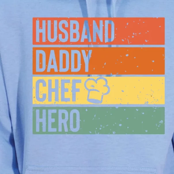 Chef Cook Dad Husband Daddy Hero Fathers Day Gift Tee Unisex Surf Hoodie