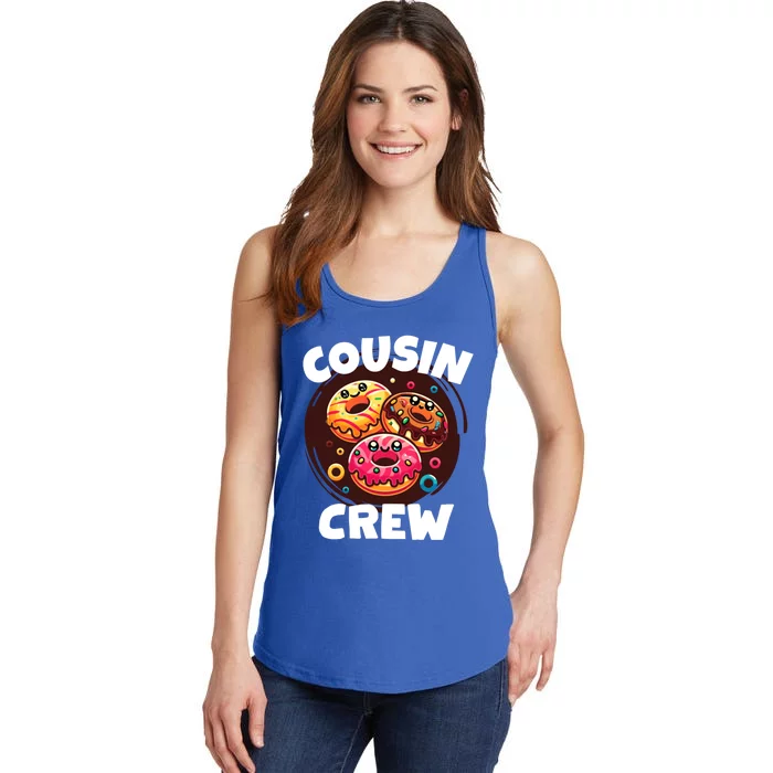 Cousin Crew Donut Lovers Doughnut Squad National Donut Day Cute Gift Ladies Essential Tank