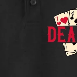 Casino Card Dealer I Poker I Blackjack Dry Zone Grid Performance Polo