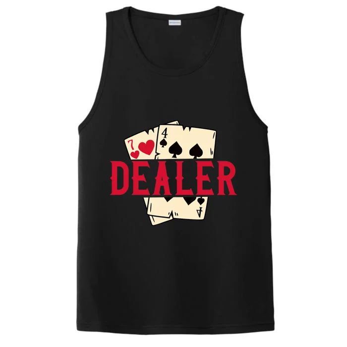 Casino Card Dealer I Poker I Blackjack Performance Tank