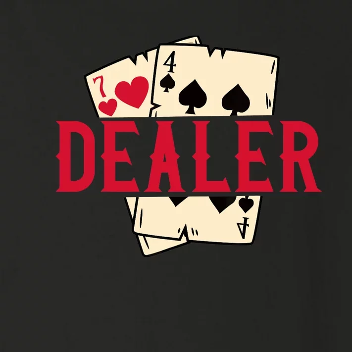 Casino Card Dealer I Poker I Blackjack Toddler Long Sleeve Shirt