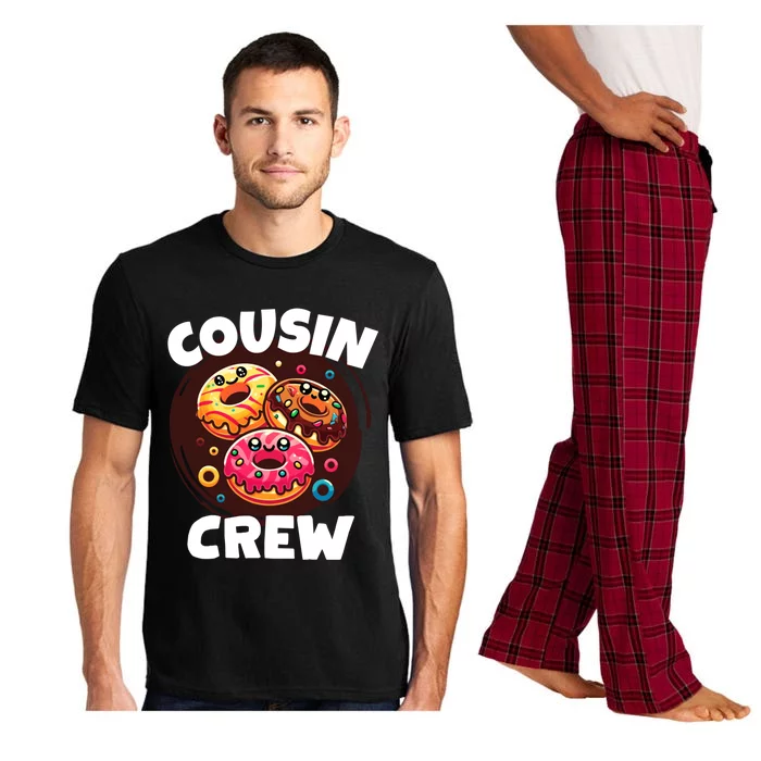 Cousin Crew Donut Lovers Doughnut Squad National Donut Day Gift Pajama Set