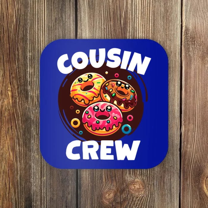 Cousin Crew Donut Lovers Doughnut Squad National Donut Day Gift Coaster