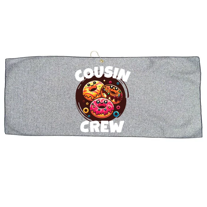 Cousin Crew Donut Lovers Doughnut Squad National Donut Day Gift Large Microfiber Waffle Golf Towel