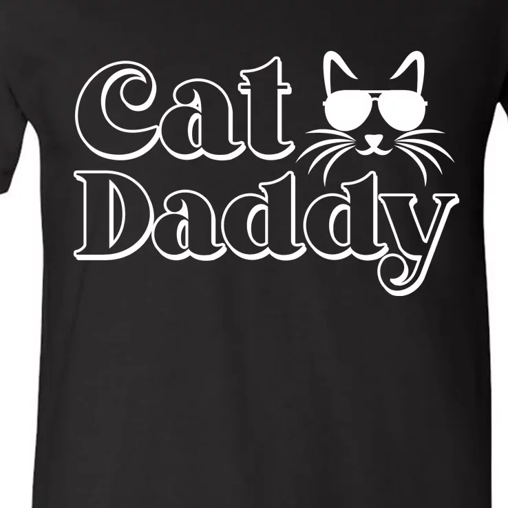 Cool Cat Daddy V-Neck T-Shirt