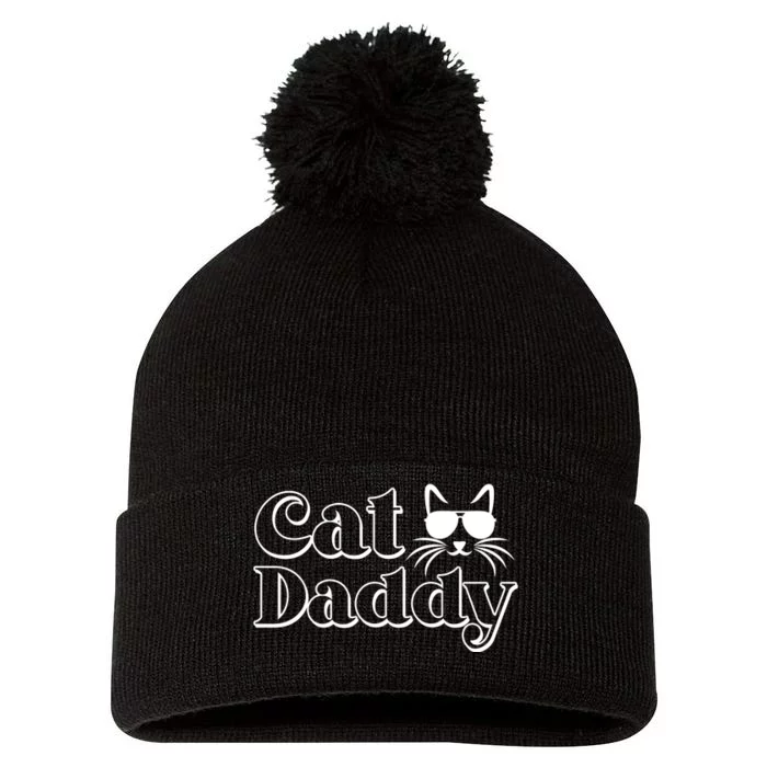 Cool Cat Daddy Pom Pom 12in Knit Beanie