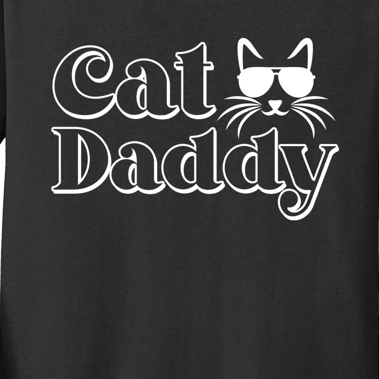 Cool Cat Daddy Kids Long Sleeve Shirt