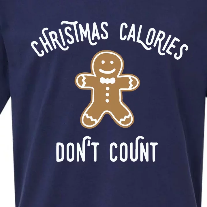 Christmas Calories DonT Count Sueded Cloud Jersey T-Shirt