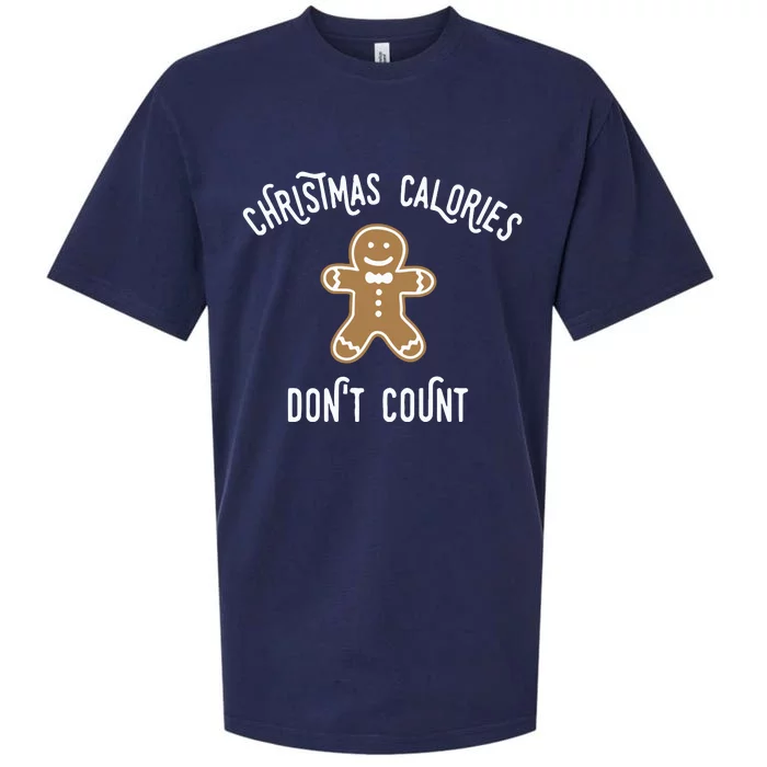 Christmas Calories DonT Count Sueded Cloud Jersey T-Shirt